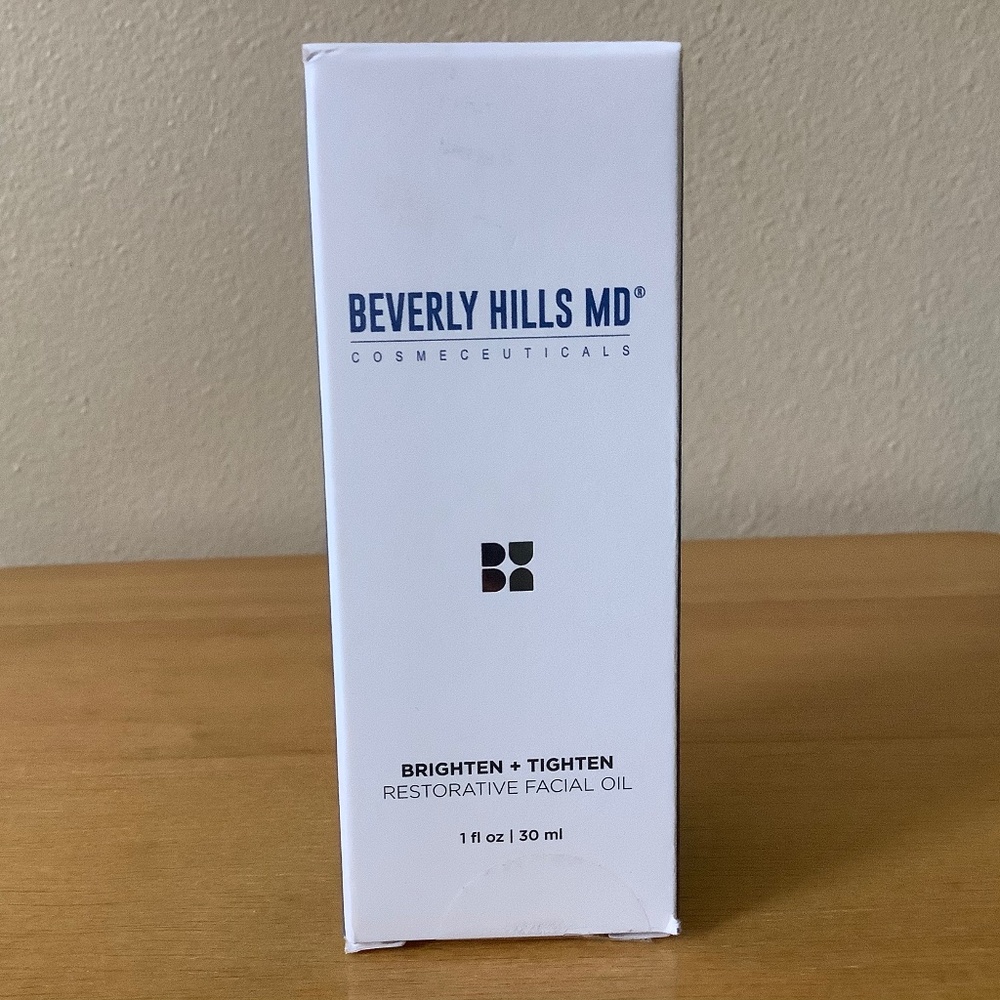 BHMD Brighten + Tighten Facial Oil New Sealed Box